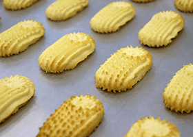 Ridged cookie