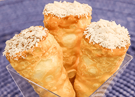 Filled cone